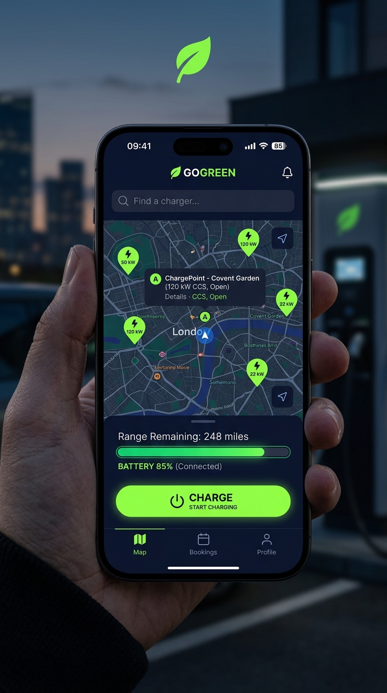 GOGREEN Mobile App Interface