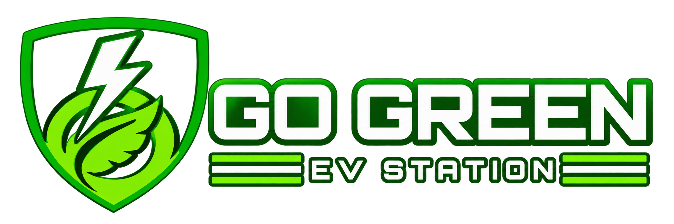 Go Green EV Station Logo
